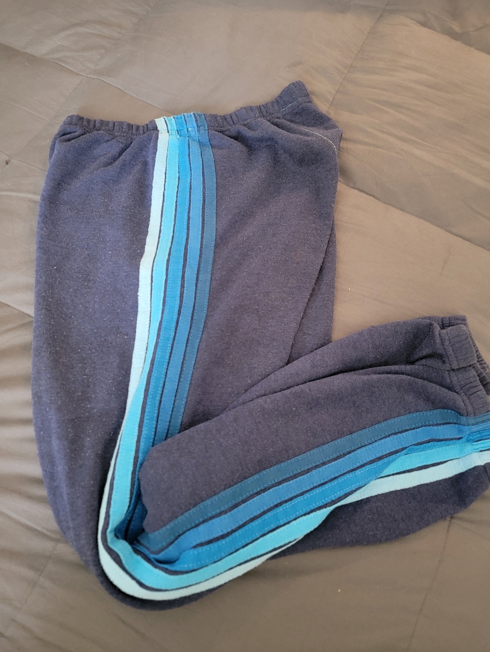 Aviator Nation Blue Five Stripes Sweat Pants Women Medium